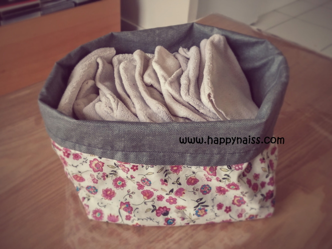 tuto diy lingette lavable bébé