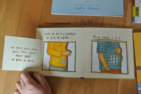 préparer arrivée bébé ainé bibliothèque et dedans il y a