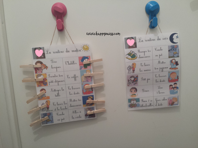 enfant autonomie routine matin soir